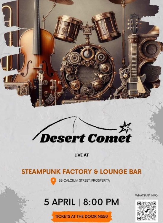 Desert Comet Poster 5 April2024 Desert Comet