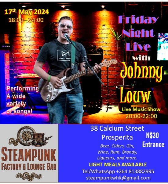 Johnny Louw at Steampunk Poster JOHNNY LOUW